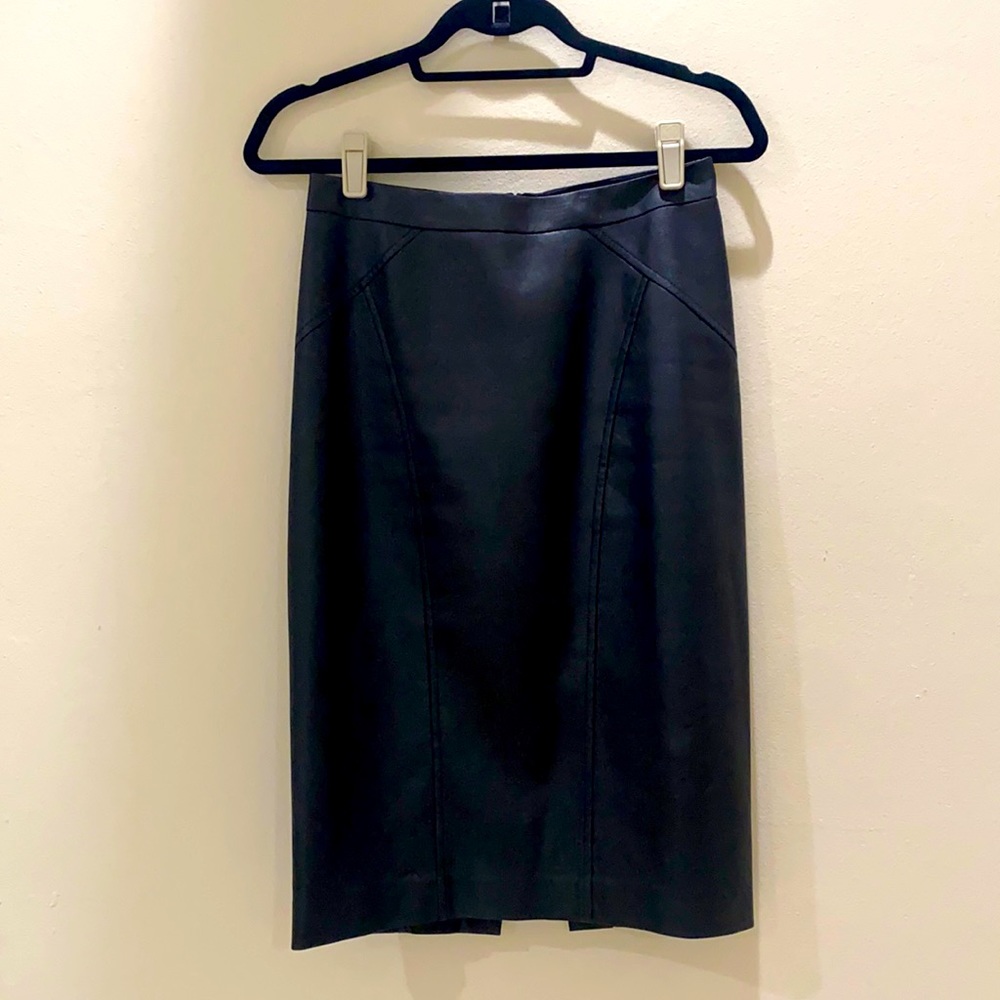 eco-leather pencil skirt. Like new.